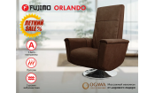 Массажное релакс кресло FUJIMO ORLANDO F3004 UEF Мокко (Orlando 6) SALE